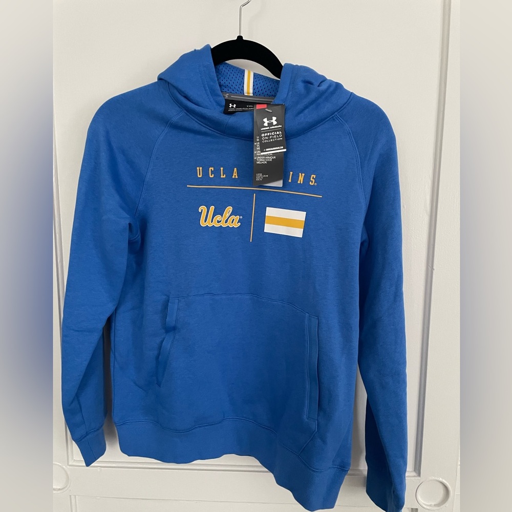 Under Armour UCLA Bruins Blue Mesh Shirt with Yellow Stripe